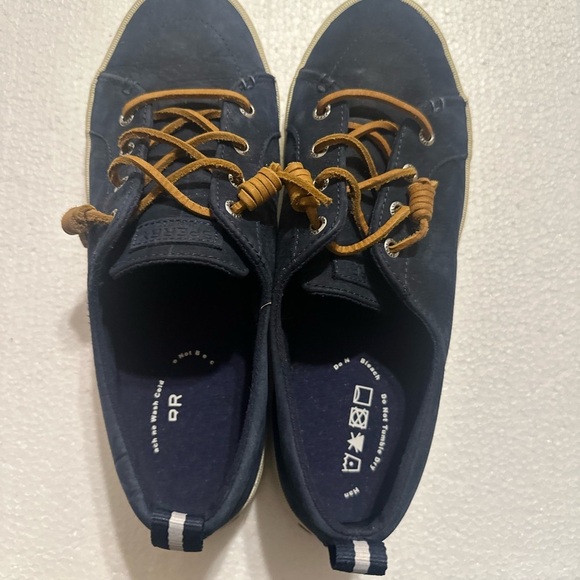 Sperry Navy Blue and Brown Sneakers with Timeless Comfort - Picture 7 of 10